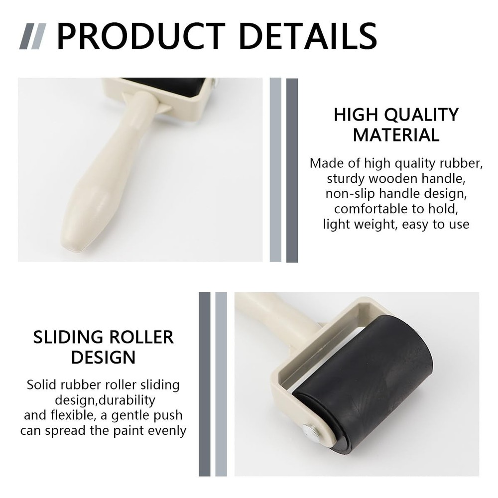 20 Pcs Embossing Roller, Craft Roller, Paint Roller, Roller Brush for DIY, Pr...