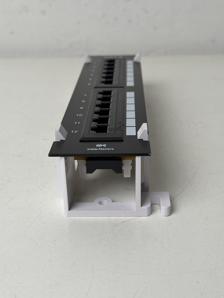 Cable Matters 12 Port CAT6 Universal Patch Panel Wall