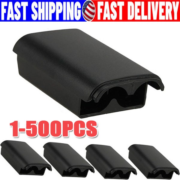AA Battery Back Cover Case Shell Pack For Xbox 360 Wireless Controller Black Lot