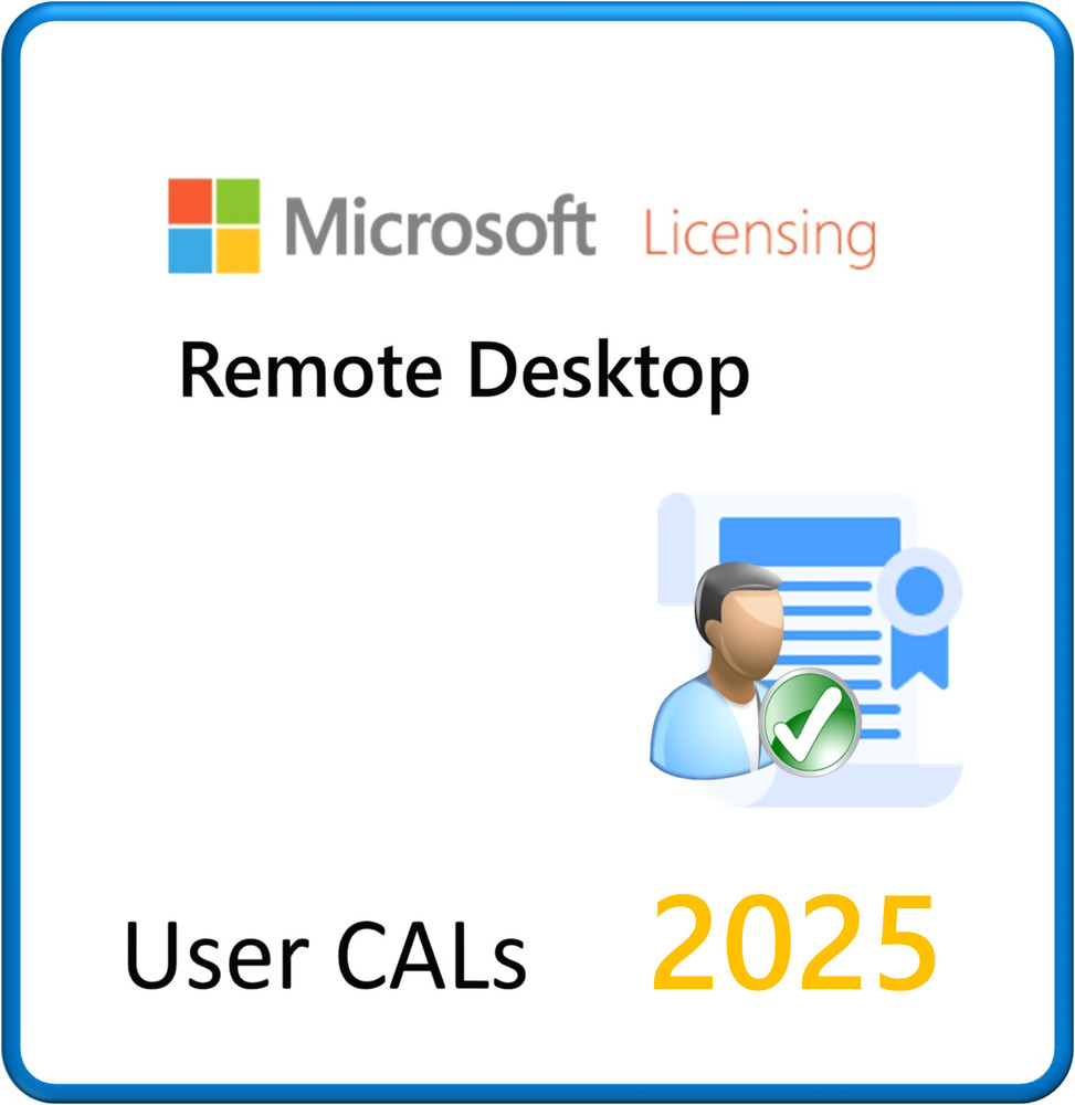 Windows Server 2025 Remote Desktop CALs - Client Access License (User or Dev)