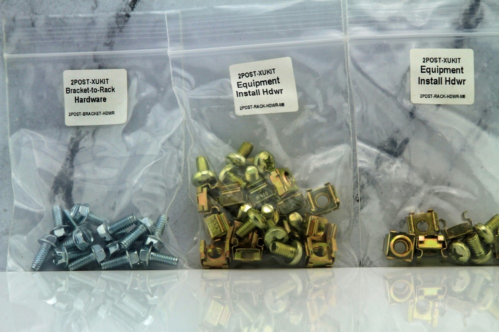 Rack Solutions 2-Post 4-Post Equipment Bracket Installation Mounting Hardware