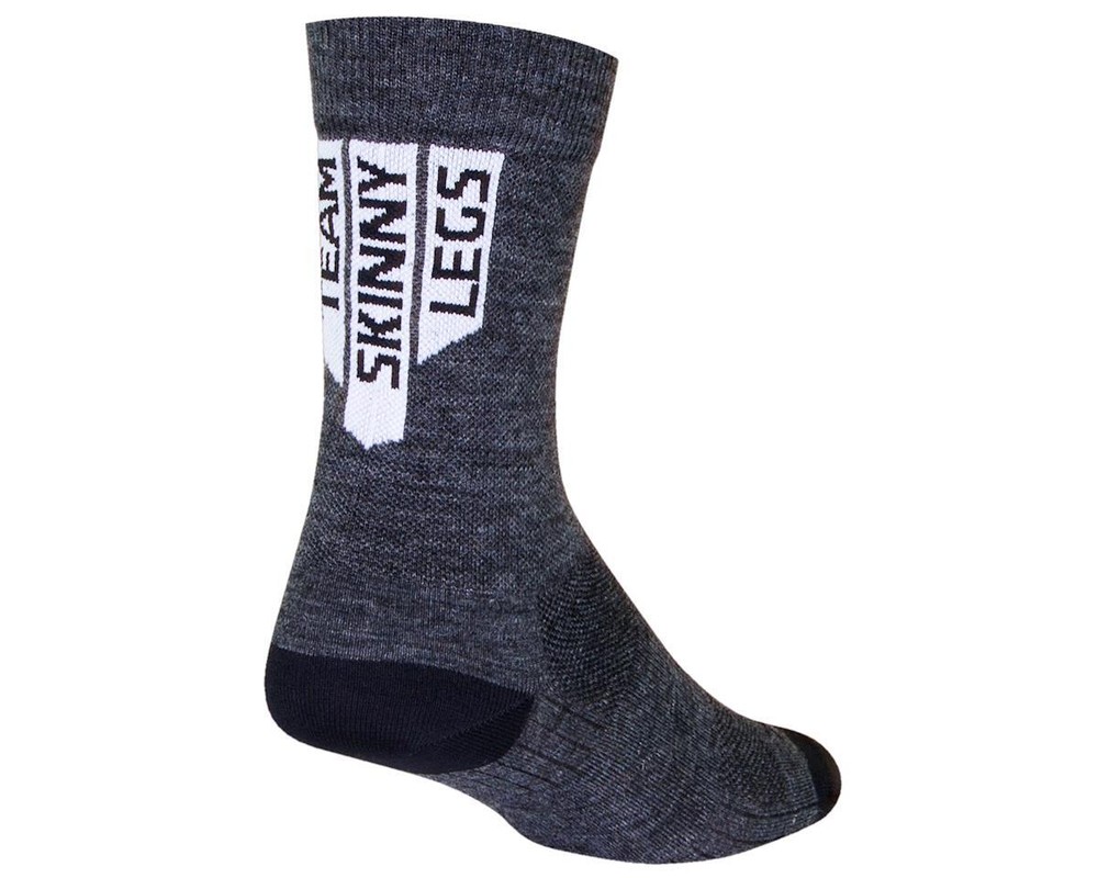 Sockguy 6" SGX Wool Socks (Charcoal)