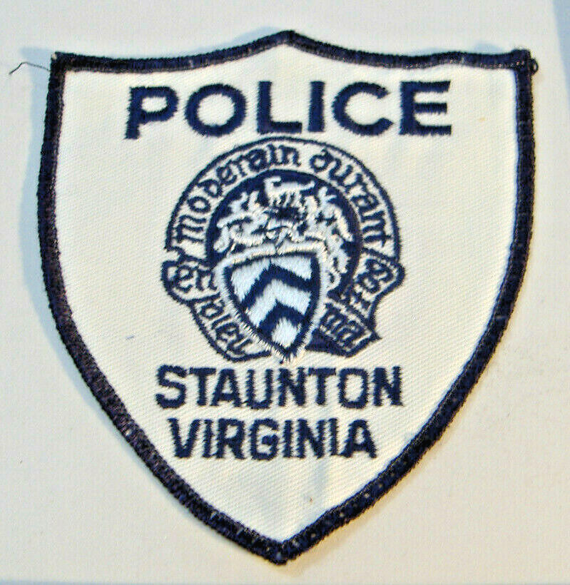 STAUNTON POLICE~VIRGINIA FABRIC PATCH