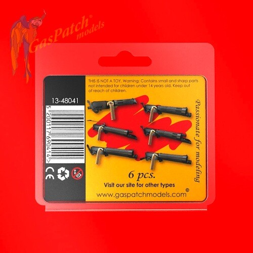 GasPatch Models 1/48 VICKERS MACHINE GUN FAMILY INCLUDES 6 GUNS!