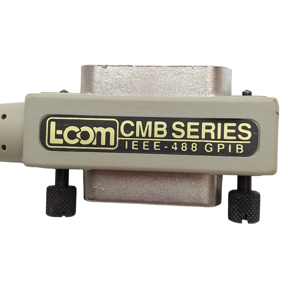 L-Com CMB24-2M Molded IEE-488 GPIB Cable Assembly, 24-Pin, Shielded, 2m Long