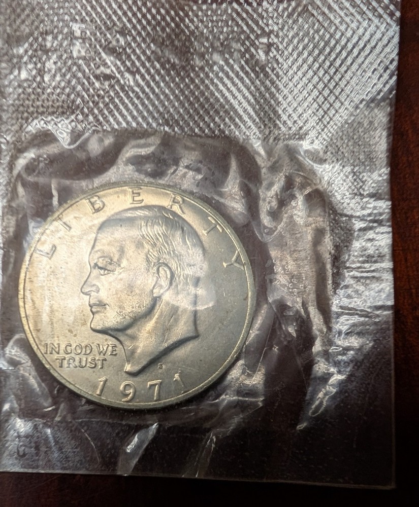 1971 Ike silver dollar