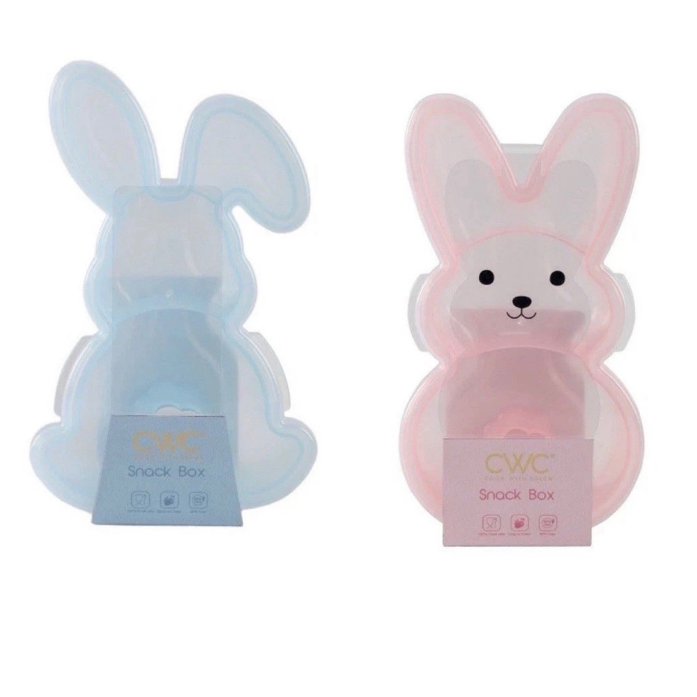 NWT Cook With Color Bunny Snack Box Container BUNDLE