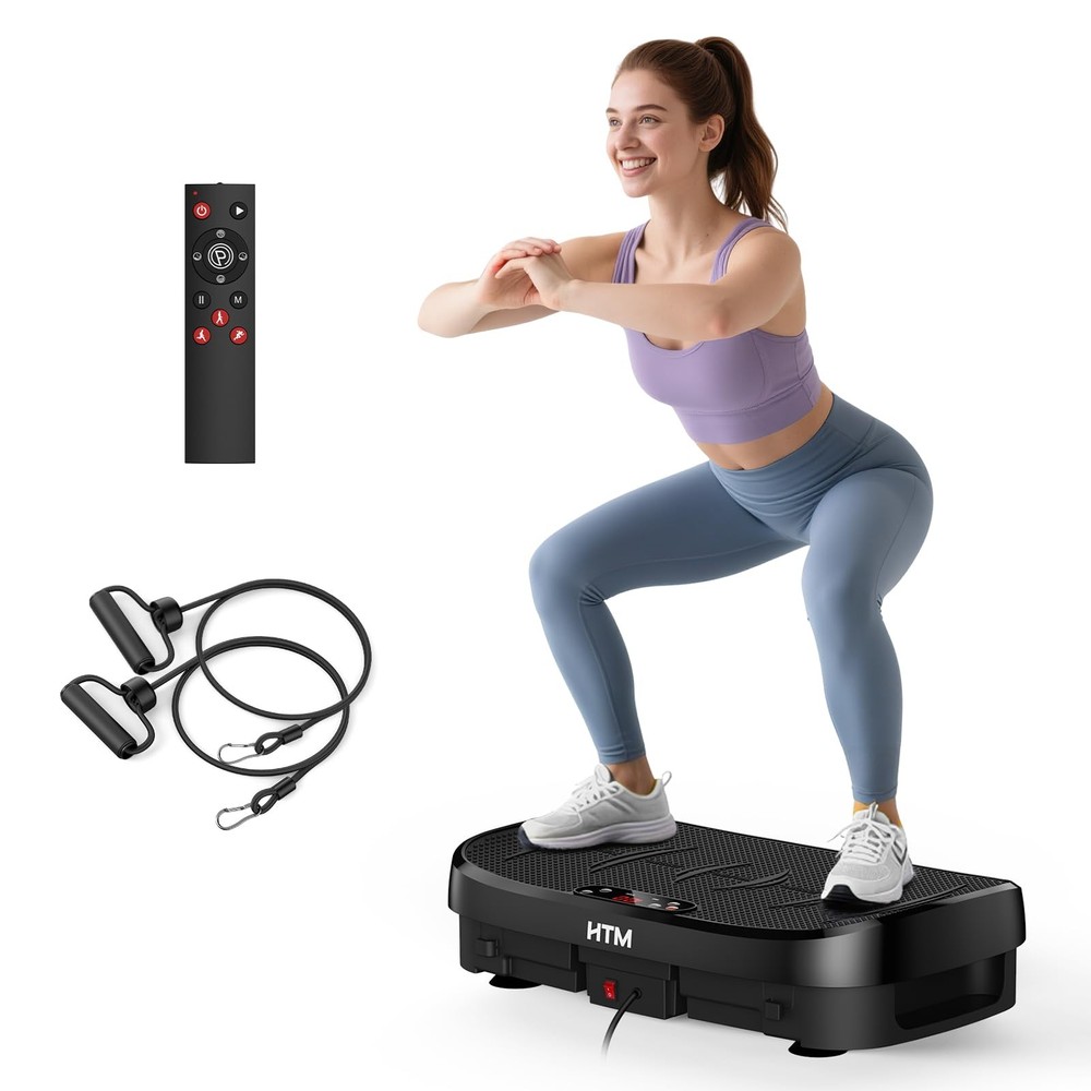 Curved Vibration Plate Exercise Machine, 3D & 4D Vibrating Plate for Lymphati...