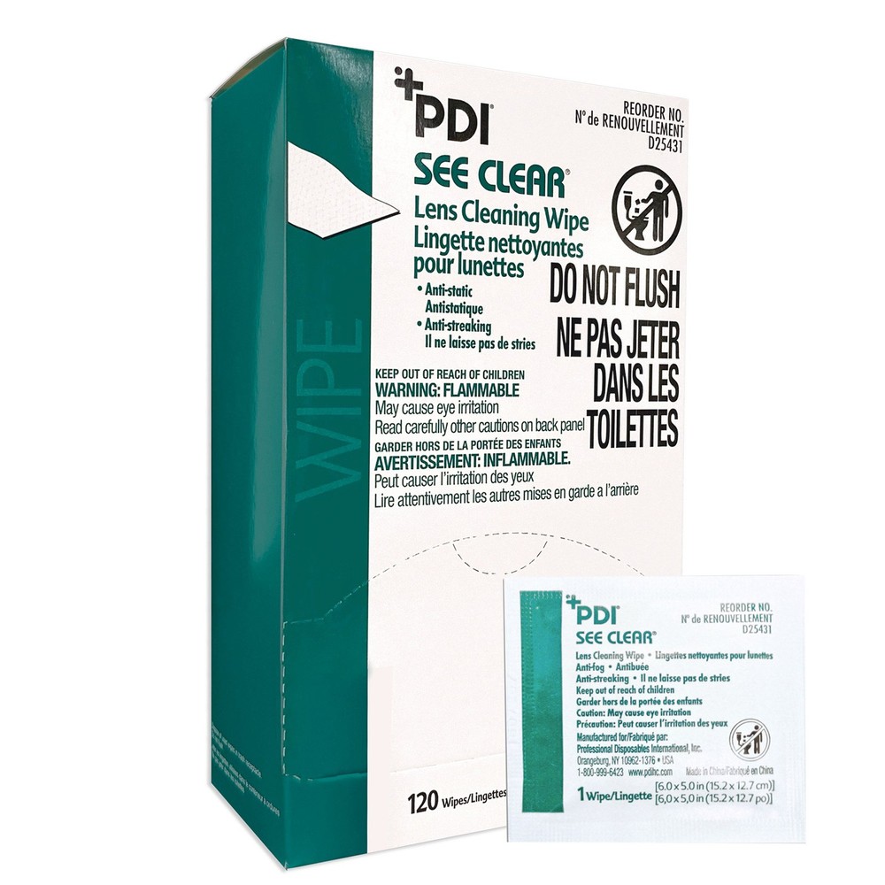 See Clear Lens Cleaning Wipe  1440 Ct