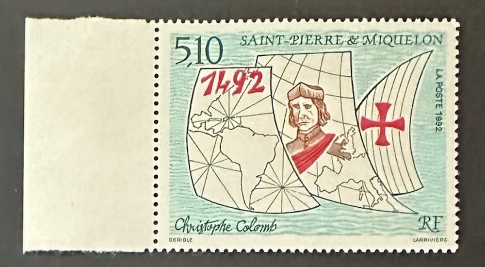 ST.  PIERRE  583   Beautiful  Mint NEVER Hinged  Issue