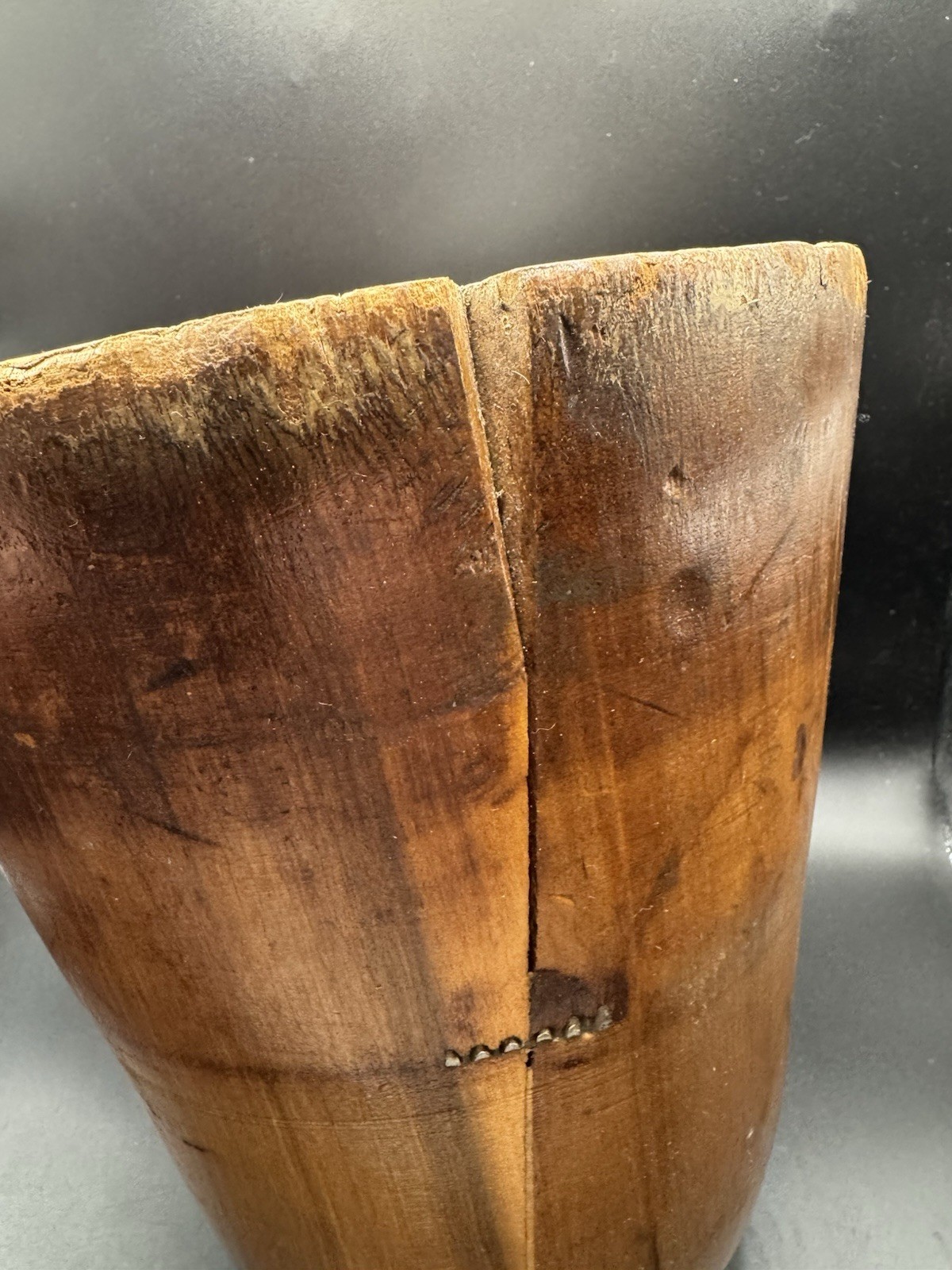 Antique Wooden Hat Mold Millinery Hat Block Form / Store Display F&M Hat Factory