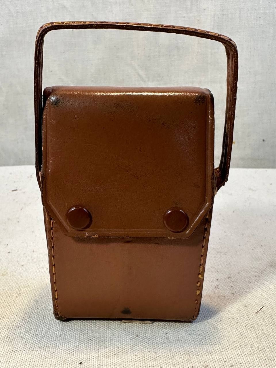 Vintage York 10 Ten Transistor Radio Japan NOT WORKING w/ Leather Case 030 048