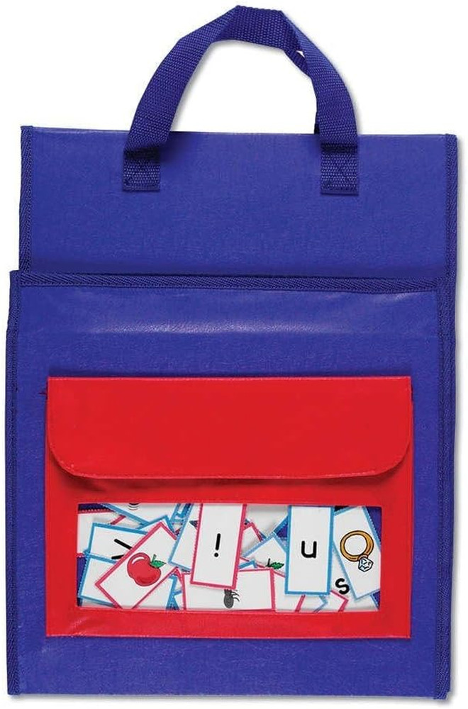 Double-Sided Tabletop Pocket Chart - Small Pocket Chart for Classroom, Table Top