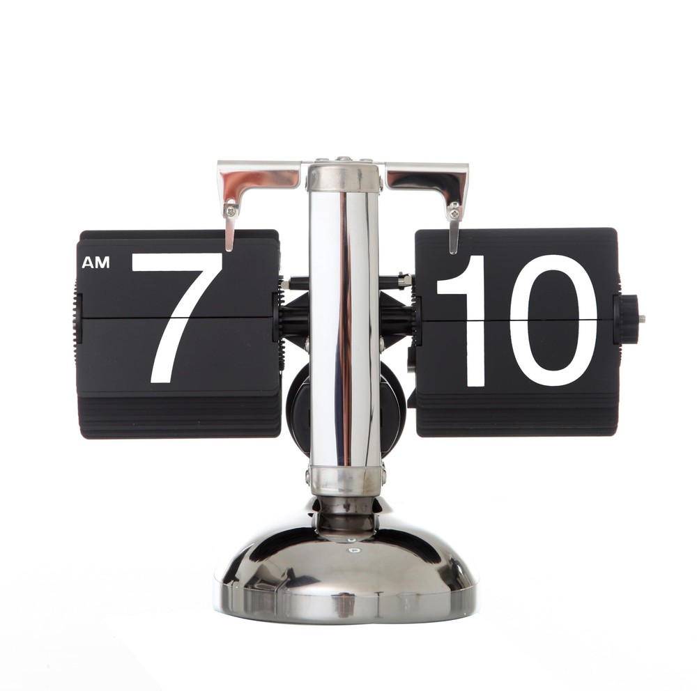Flip Clock,Retro Flip Down Clock Mechanical Digital Flip Desk Clocks Internal...