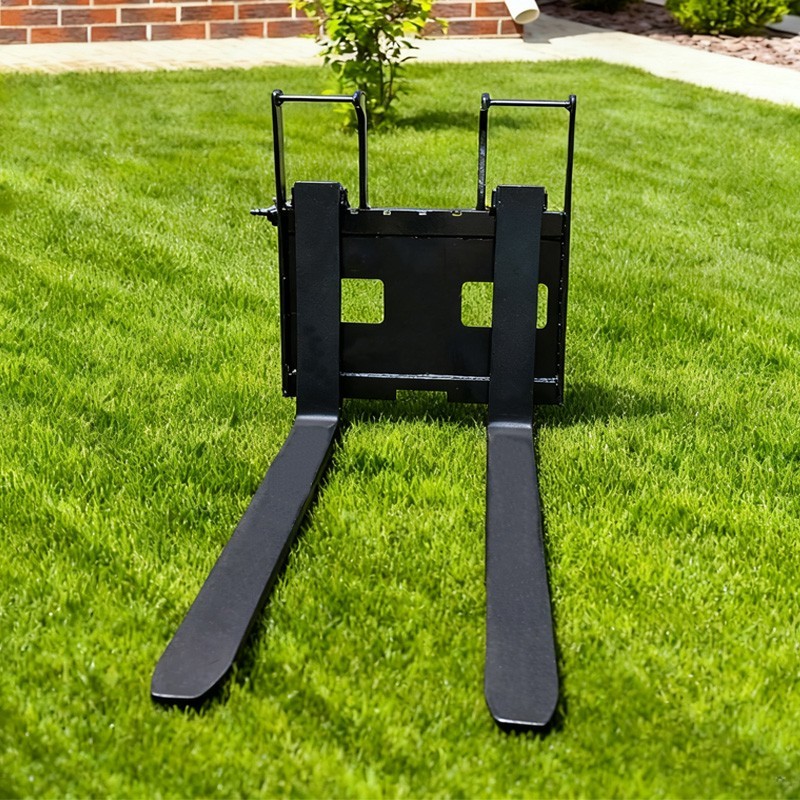 Pallet Fork for 1-2T Mini Excavator, Adjustable Stabilizer Bar, Free Shipping