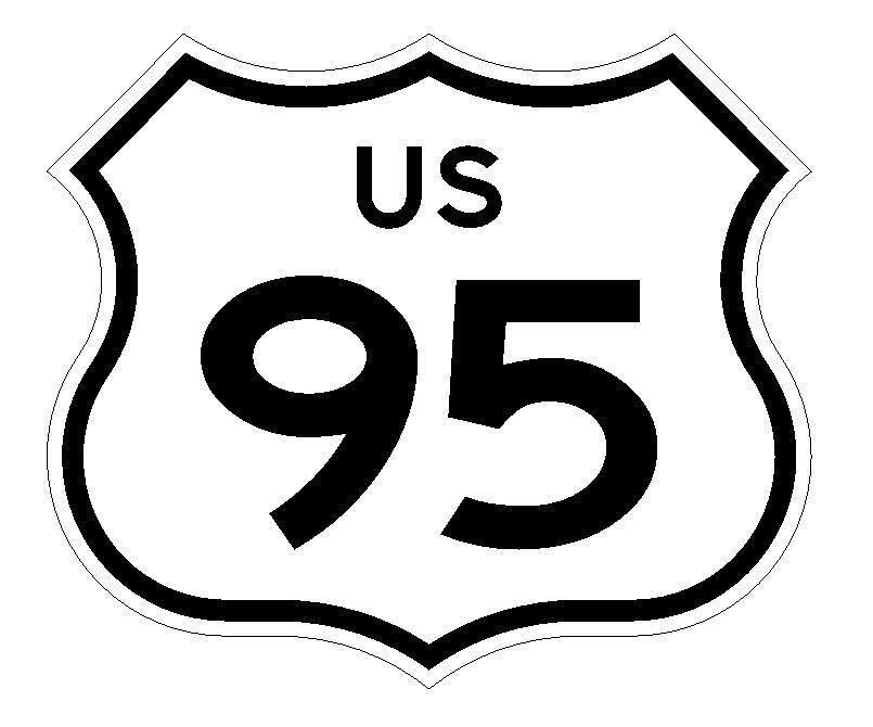US Route 95 Sticker Decal