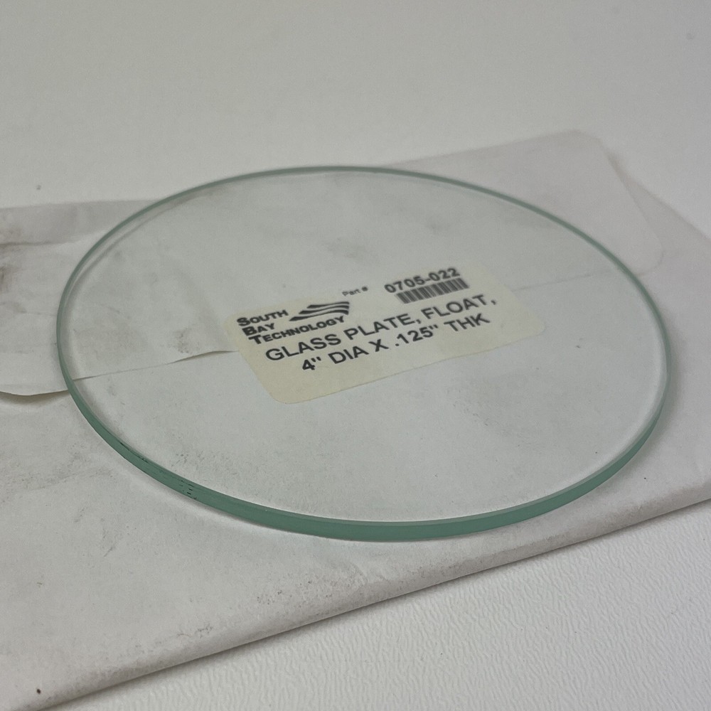Flat Glass Lapping Plate Sharpening System Flat Float Plate 4" DIA X 0.125"THK