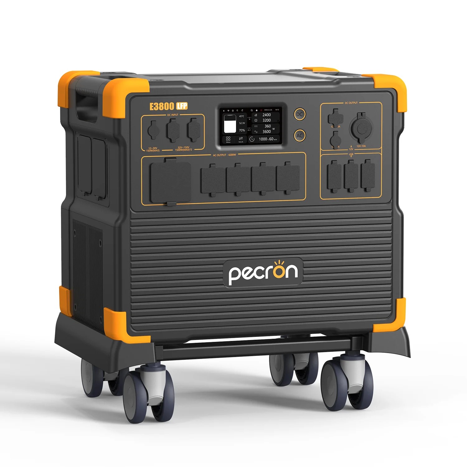 pecron E3800lfp Portable Power Station 3840Wh 4200W Battery Emergency Backup RV