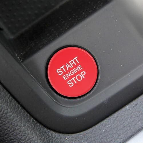 Bilisin Red Engine Start Stop Switch Button Compatible with VW for VW Golf Plus