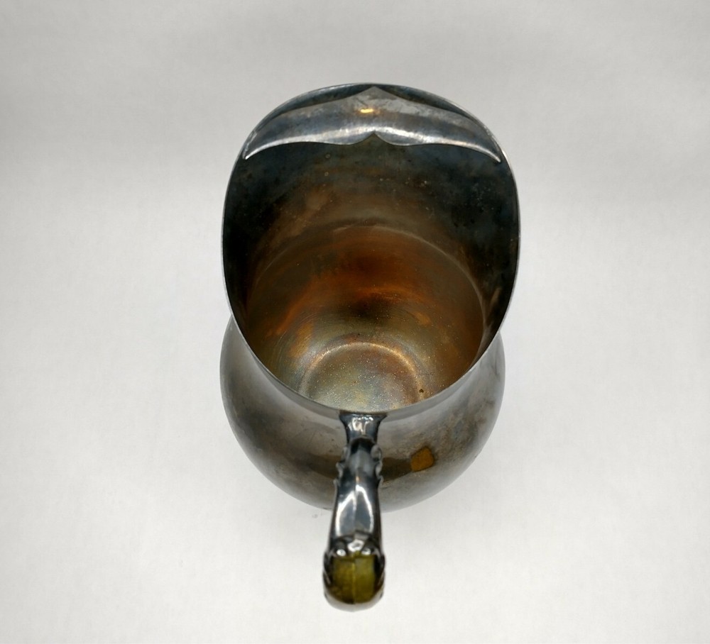 F B Rogers Silver Company Silver Pitcher Handle & Footed