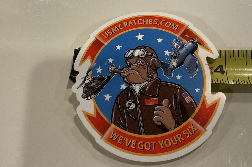 USMC Patches.com Sticker We’ve Got Your Six