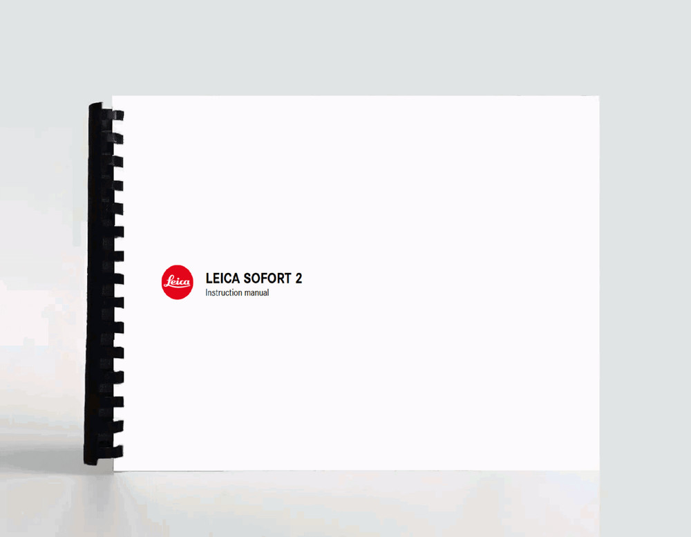 Leica Sofort 2 instruction Manual