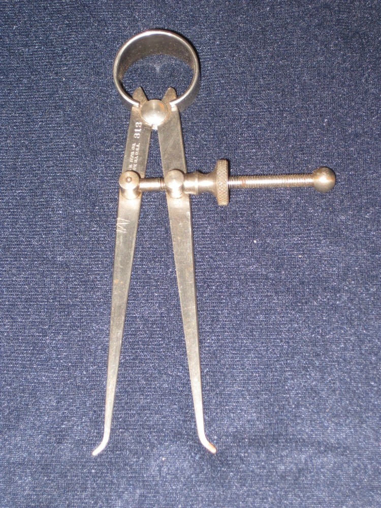 BROWN & SHARPE 812 4" INSIDE CALIPERS NICE!