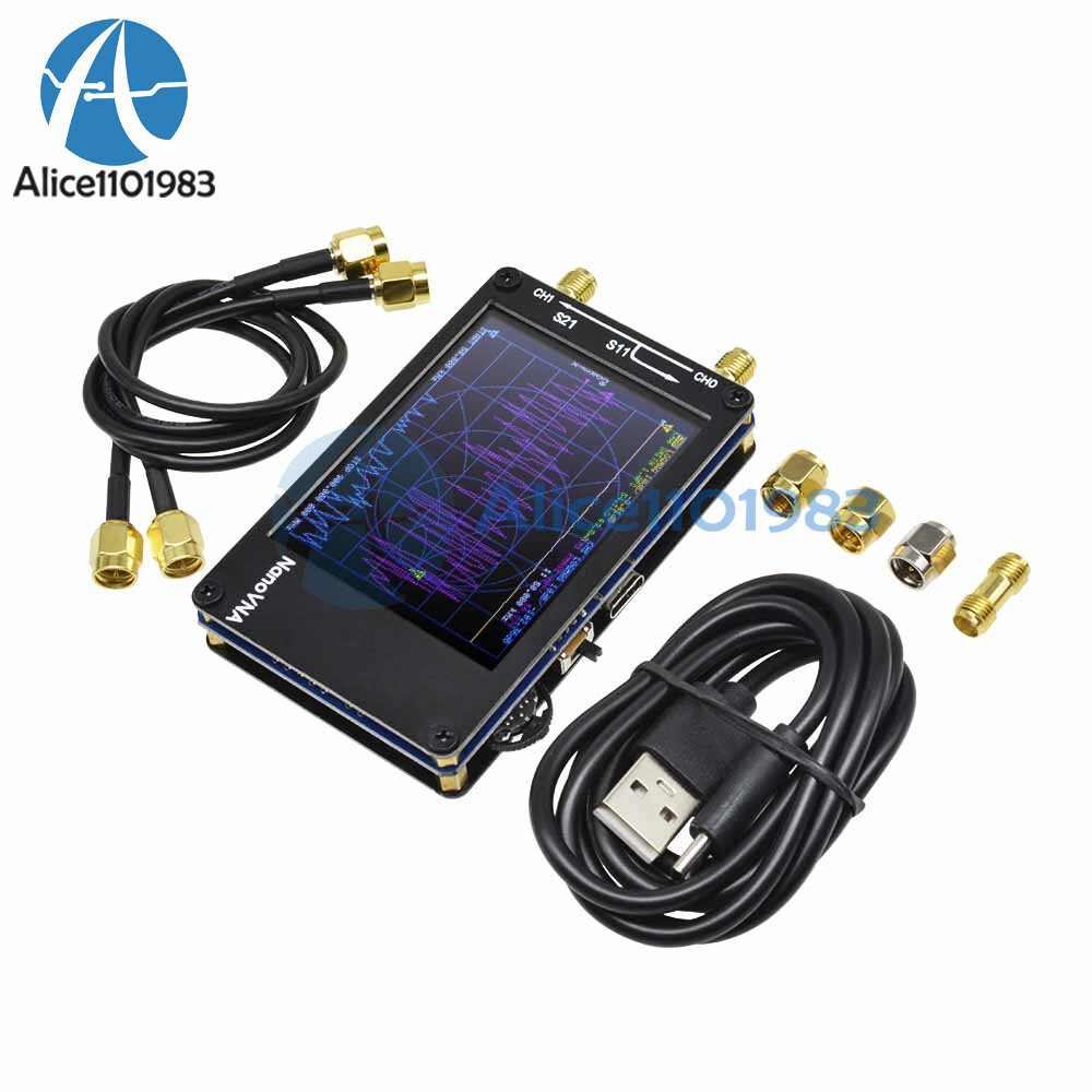 NanoVNA Vector Network Analyzer 2.8" HF VHF UHF Antenna Analyzer 50KHz-900MHz