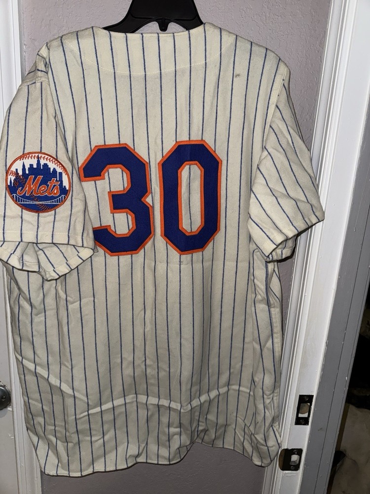 Nolan Ryan Signed Mets Mitchell & Ness Authentic Jersey JSA LOA Ryan Holo