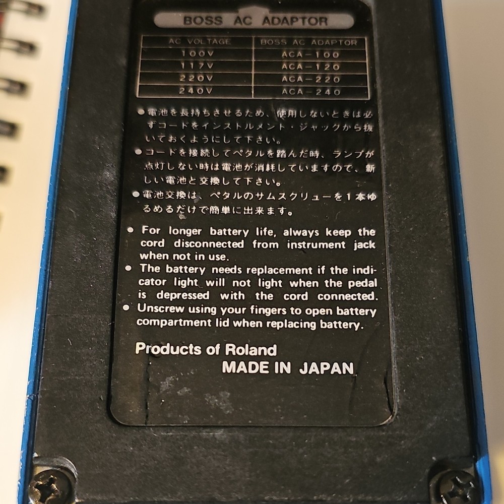 Boss CS-3 Compression Sustainer Works As It Should Used