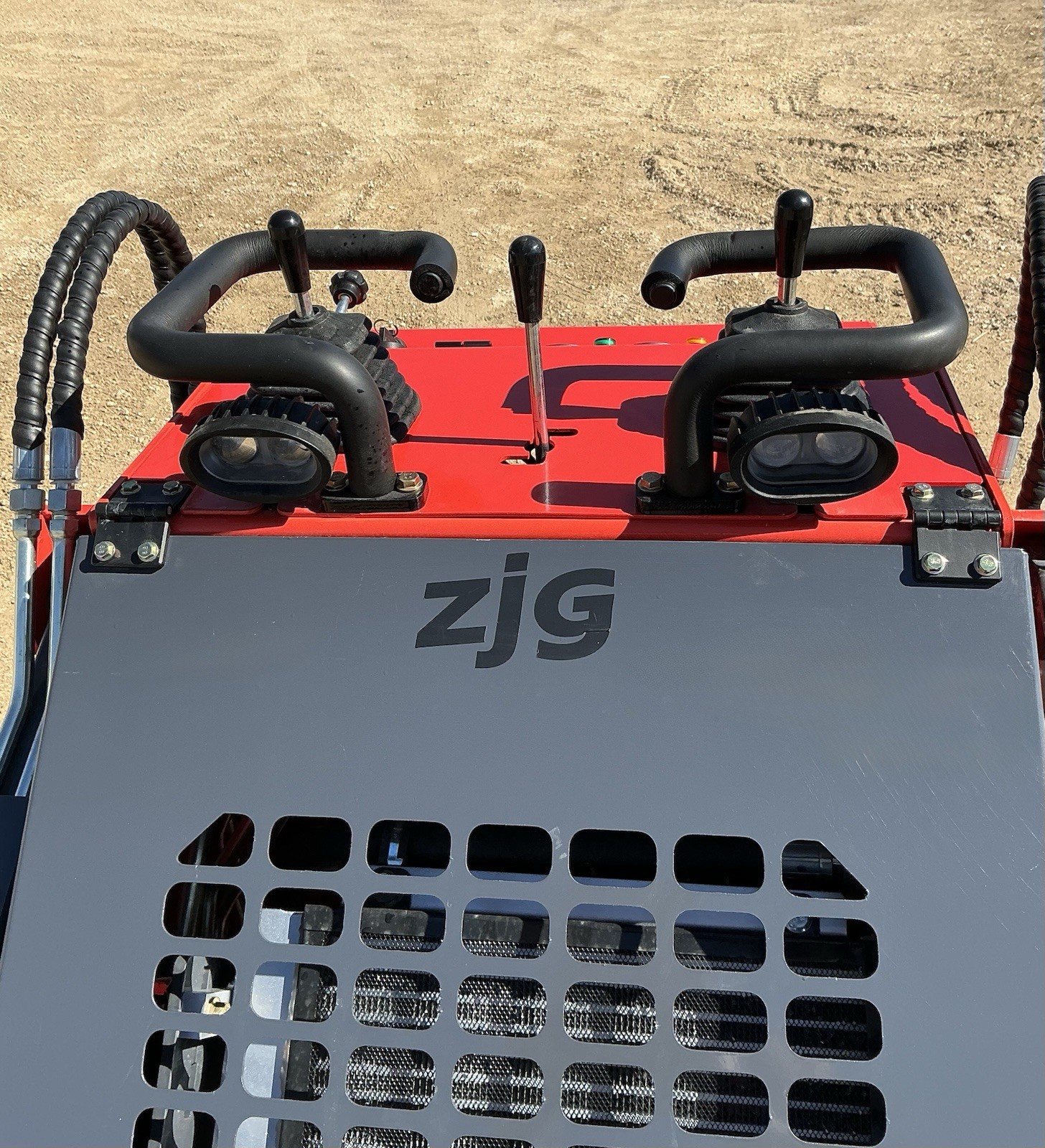 NEW ZJG-380 Mini Skid Loader Stand-On Compact Tracked Loader 13.5HP Engine