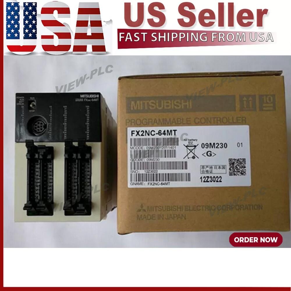 New Mitsubishi FX2NC-64MT PLC Programmable Controller Expedited Shipping One