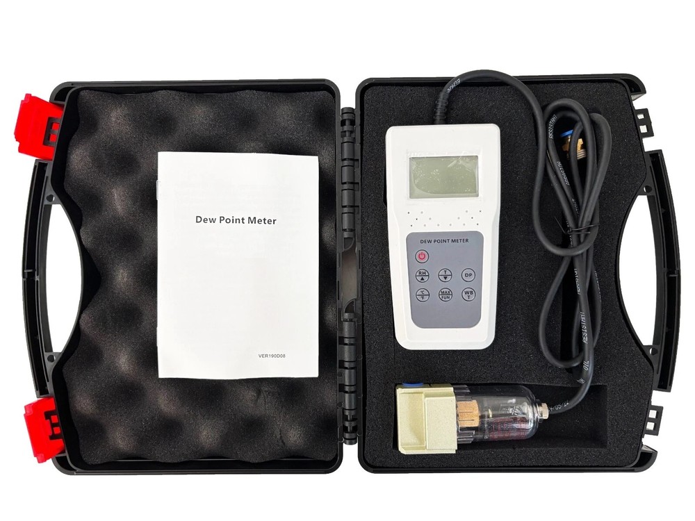 Handheld Dew Point Meters with Data Hold Function Low Battery Alert 4 Parameters