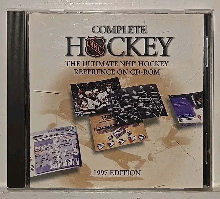 Complete NHL Hockey Reference CD ROM 1997 Edition PC