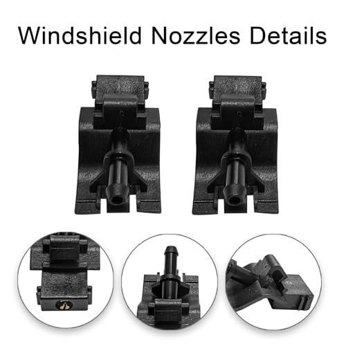 Front Windshield Washer Nozzle Kit Compatible with Corolla Washer Nozzles Only