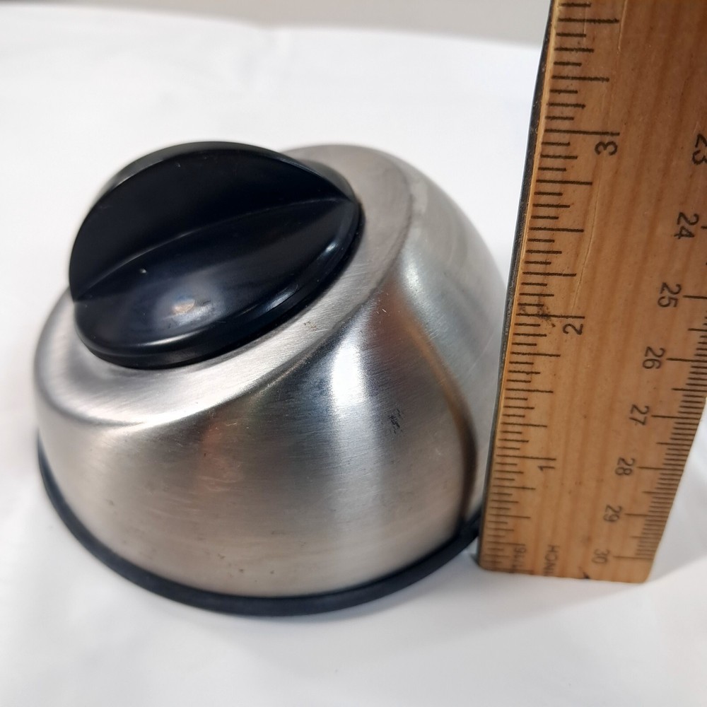 WILLIAMS-SONOMA KITCHEN TIMER STAINLESS STEEL 60 MINUTE missing numbers READ
