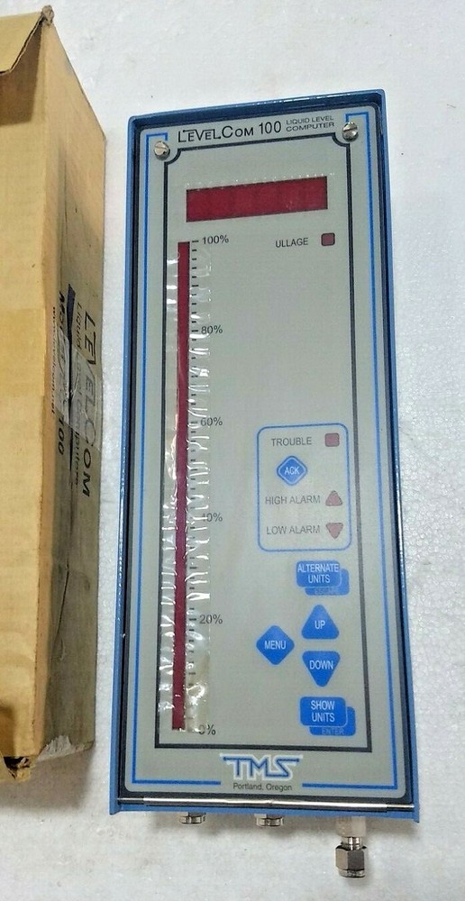 TMS Levelcom 100 Liquid Level Computer - 0-62FT Water 0-30 PSI Range - 103735