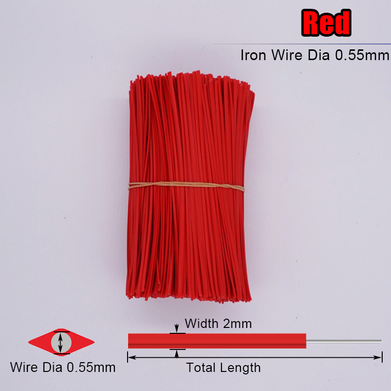 0.55mm Colorful Plant Tie Bundle Support Adjustable Garden Securing Fix Reusable