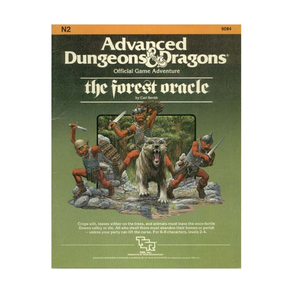 TSR AD&D 1st Forest Oracle VG+