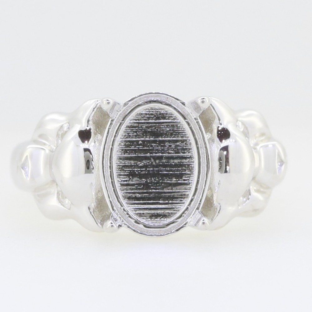 Sterling Silver Semi Mount Ring Setting Round RD 5x5mm