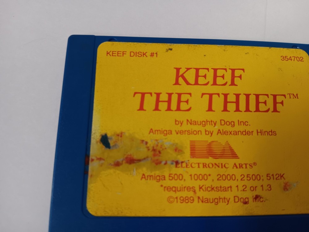Amiga Keef The Theif Computer Game Software Disk 1 & 2 Only Tested/Works
