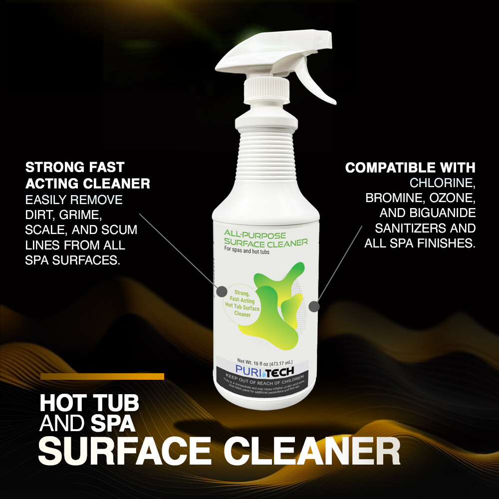 Puri Tech Spa All-Purpose Surface Cleaner 6 Pack Fast Acting Formula Attacks