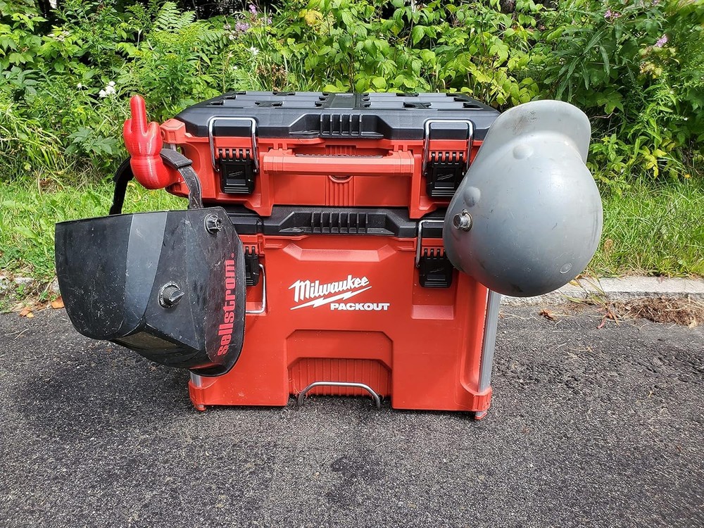Accessory for Milwaukee packout Tool Box red