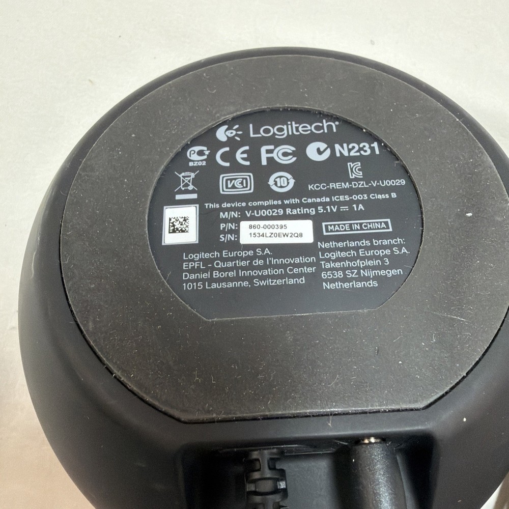 Logitech BCC950 Video Conference Webcam BASE & Remote ONLY