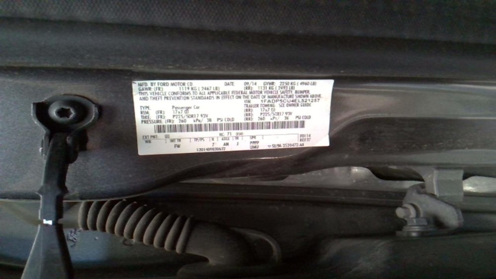 Used Steering Column fits: 2014 Ford C-max keyless ignition push button start Gr