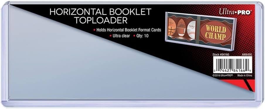 Ultra Pro Horizontal Booklet Toploader 10 Pack 84166