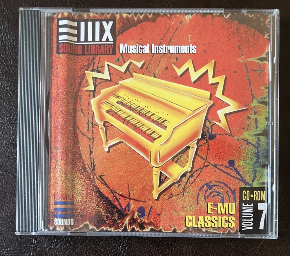 E-MU Systems  Volume 7 E-MU Classics Sound Library Sample Library CD-ROM