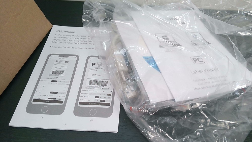NefLaca - Thermal Label Printer - 4x6 - NL-N41BT - OpenBox