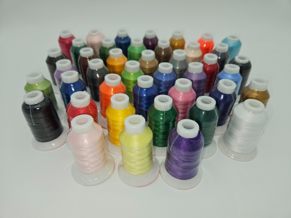 Doublelin Polyester Embroidery Thread, 120D/2, 40 wt, Hight Strength Thread
