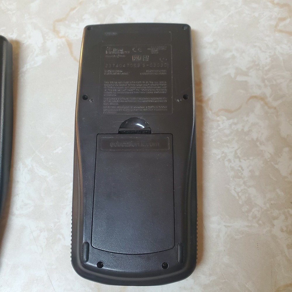 Texas Instruments TI-83 Plus Graphing Calculator Front Slip Cover Black College
